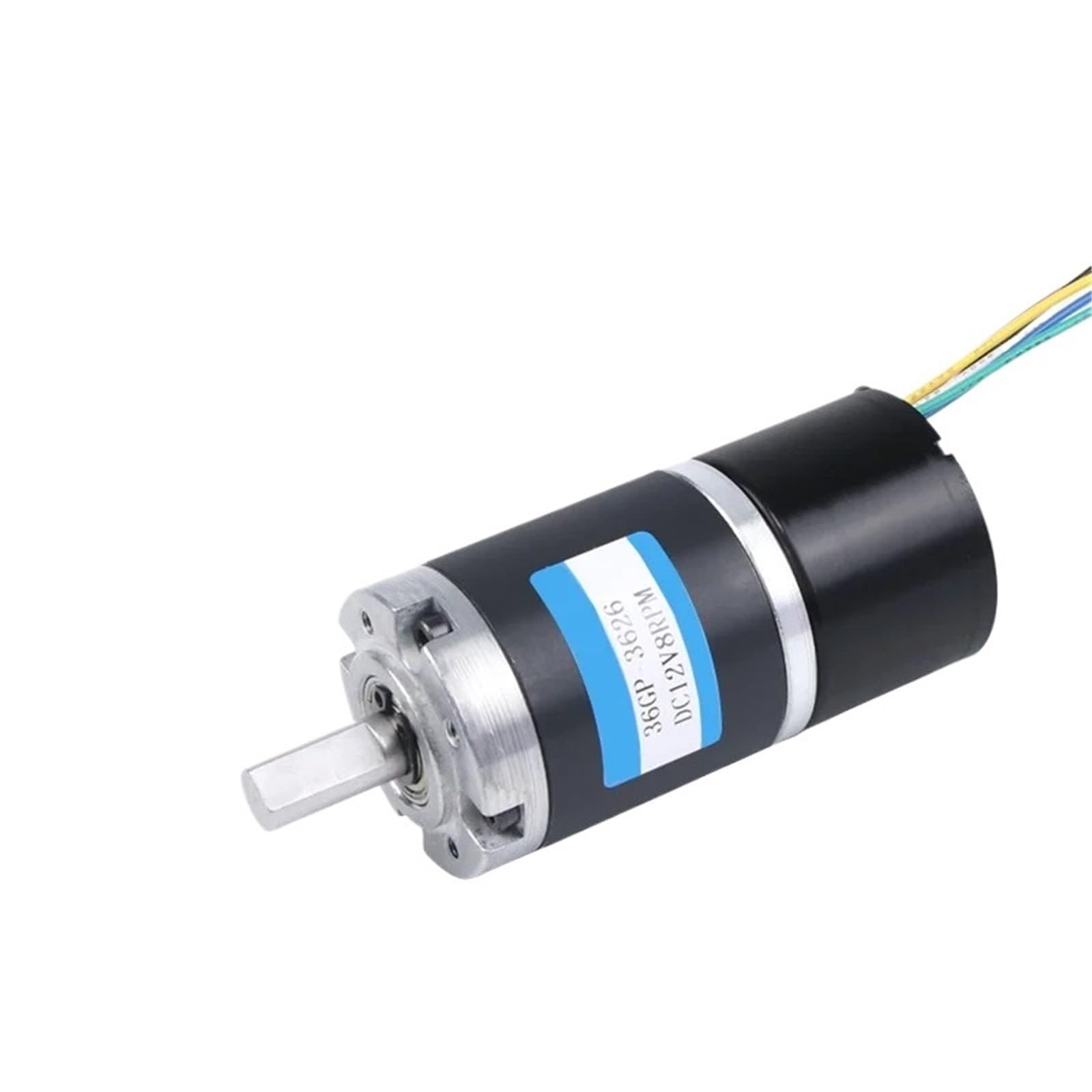 Motoriduttore epicicloidale senza spazzole 3626, 100 kg, 36 mm, 12 V, 24 V, 30000 ore, in miniatura, grande velocità (diametro albero 8 mm, 12 V, 222 giri/min, motore e staffa)