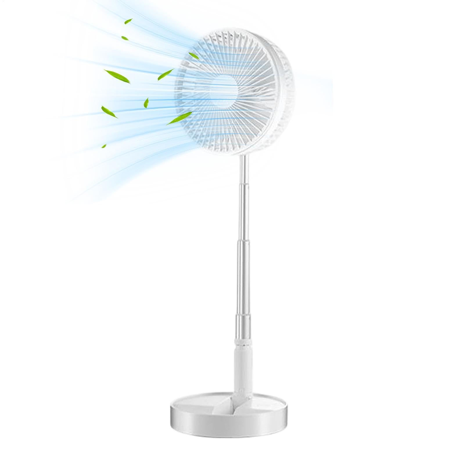 Ventilateur oscillant portable pliable avec batterie rechargeable 7200 mAh et télécommande
