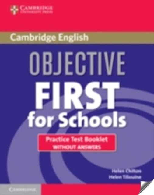 Portada de For Schools:objective First Certificate