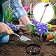 HANABASS 3 Sätze Mini Gartensieb Rund Plastik Gartenerde Gartensieb, Mini Bonsai Erde Sieb, Kunststoff Sandspielzeug Mesh Sieb für Garten Stein Sand Boden Erdsieb, Gartenarbeit Gartengeräte