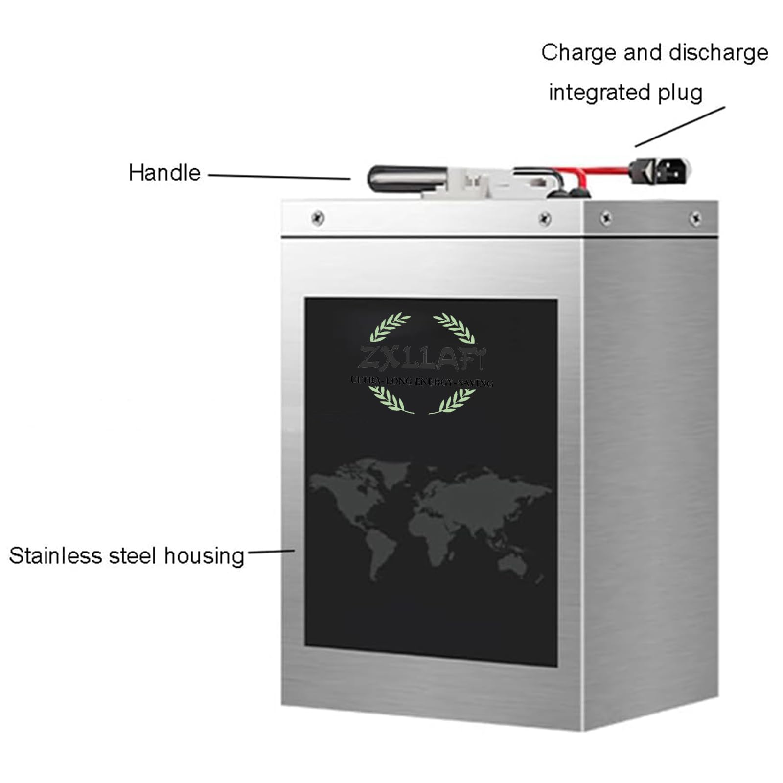 Batterie Lithium-Fer-Phosphate 48 V, 60 V, 72 V, 30 Ah, 35 Ah, 45 Ah, 58 Ah, pour Moto électrique, avec Chargeur, pour Moteur 50-4 200 W