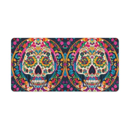 Desk Pad Protector con diseño Many Mexican Skull 24x12 pulgadas miniatura 5
