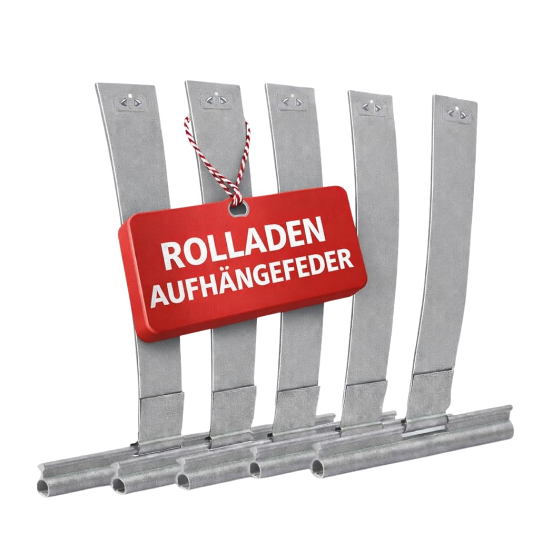 5 x Maxi Roller Shutter Suspension Spring 1272 Suspension Springs for Roller Shutters Roller Shutter Spring Roller Shutter Attachment Spring Steel Spring Suspension Spring