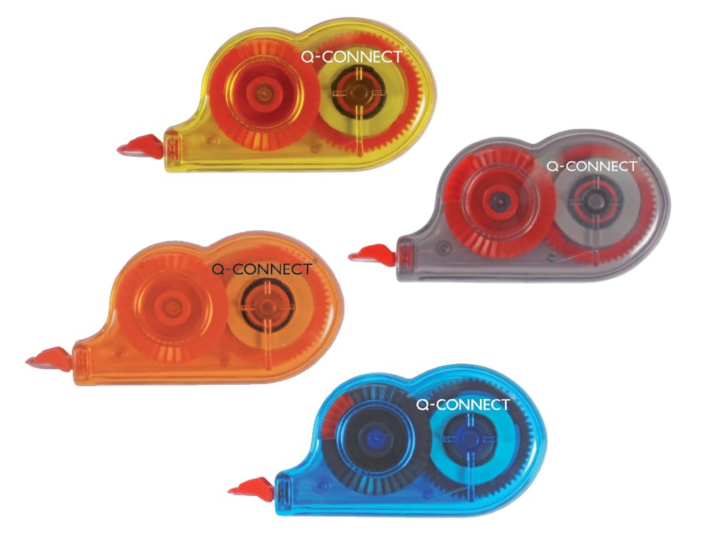 Q-Connect correction MINI Blanc 4 - Pack de 28 - 3cm x 21cm x 17,5 cm