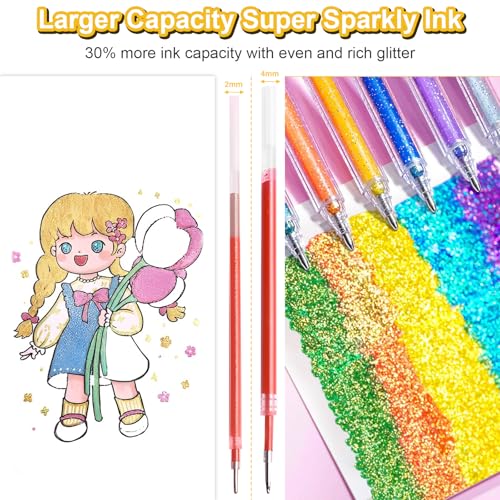 Marte Vanci Glitter Gel Pens - Image 4