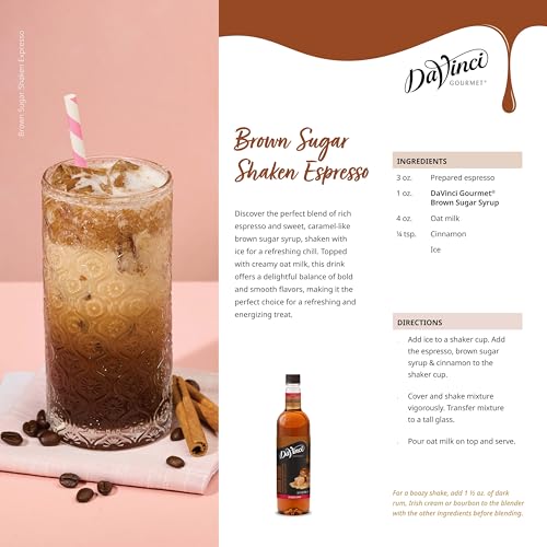 Save 30% on DaVinci Gourmet Brown Sugar Syrup, 25.4 fl oz