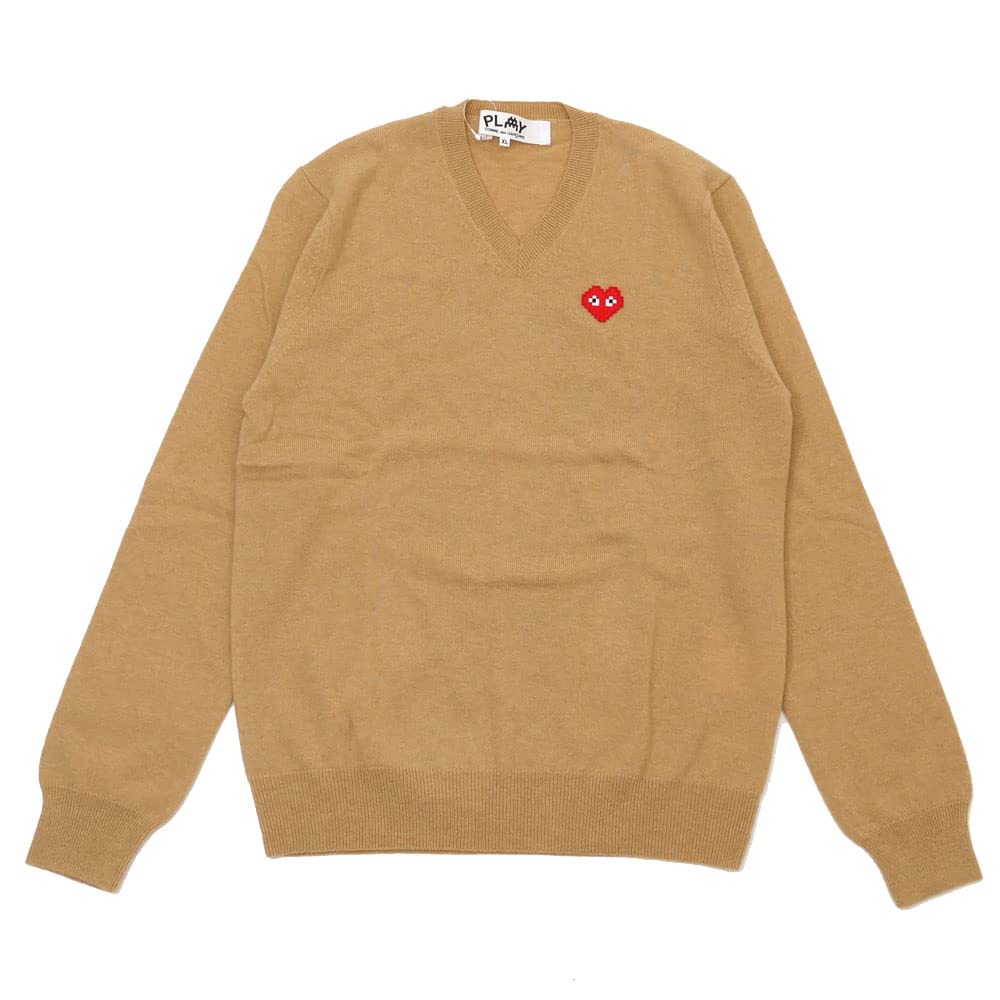 Amazon | [コムデギャルソン] PLAY Invader V Neck Sweater ニット 