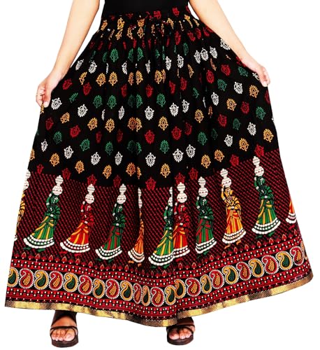 Image of Premium Polyester Long Skirt for Women, Free Size