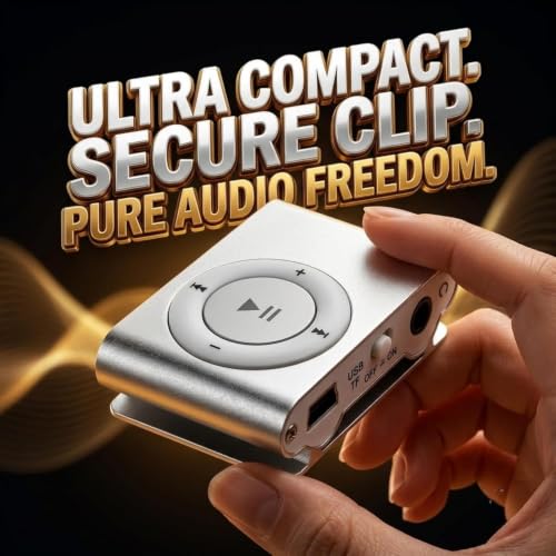 Drumstone Store Drumstone Luxurious Mini MP3 Player Silver 32GB - Image 6