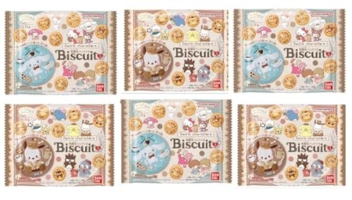 【6個セット】刺繍缶バッジビスケット3 サンリオ キャラクターズ 食玩のサムネイル