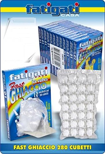 10 sacchetti ghiaccio freezer per un totale di 280...