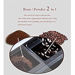 QJRGUY Grind and Brew AY-Q006A Filter Coffee Machine (with Grinder, Timer, Double Bean Compartment) Stainless Steel/Red (A) The New - Image 2