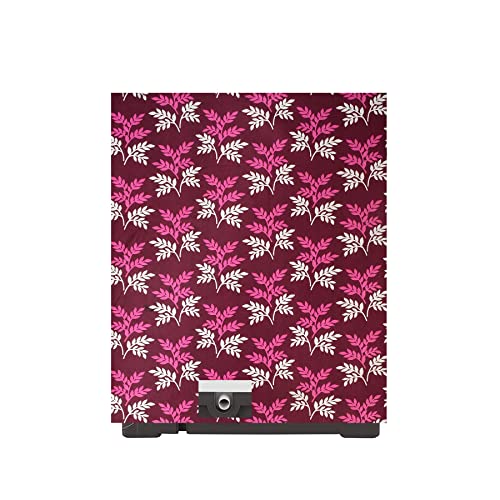 Image of Woah Washing Semi Automatic Washing Machine Cover Suitable for 5 Kg to 8 Kg Purple Leaf Top Load Washing Machine Cover