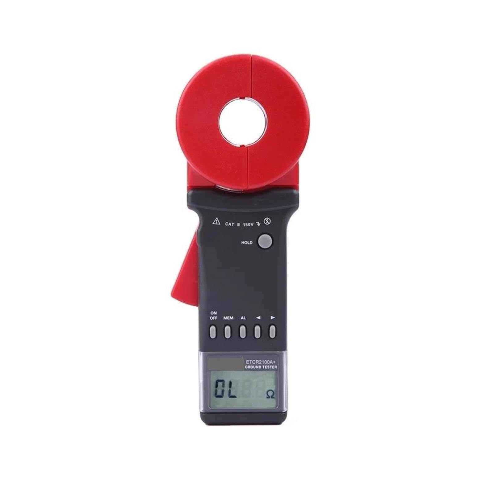 VK2100A+ Cyfrowy miernik cęgowy/tester rezystancji uziemienia i pętli 0,01–200 omów 32 mm 0–100 A