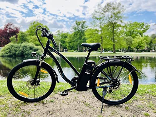 Bodywel Electric Bike, 26/27.5'' City Electric Bikes, E Bike Electric Bicycle with 36V 15Ah Removable Battery, LED Display, Shimano 7 Gears System Mountain Electric E-Bike for Adults - Image 7