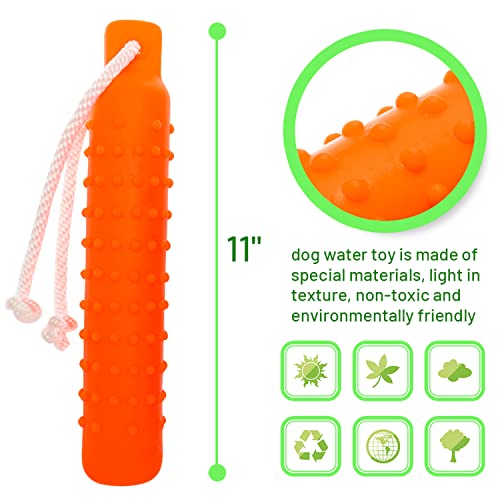 Aticnech Dog Water Toy - Interactive Fetch Dog Toys Float On Water Pool For Training Retrieving Chasing Bumper Outdoor - Funny Puzzle Dog Toys With Rope For Small Medium Large Dog #TOP1