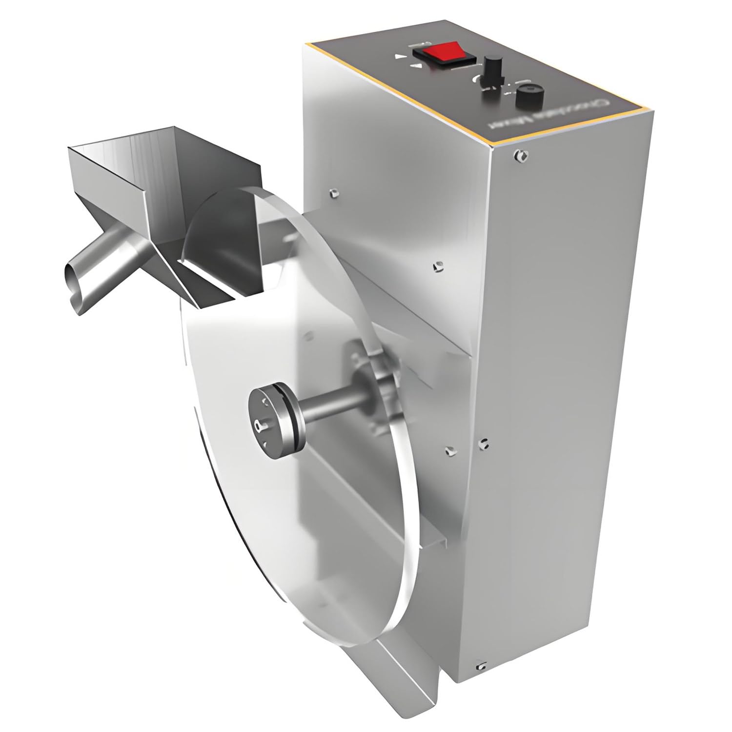 Máquina de templado de chocolate comercial, velocidad ajustable de 38-55 rpm, acero inoxidable, para revestimiento uniforme, moldeado, panaderías, dulces