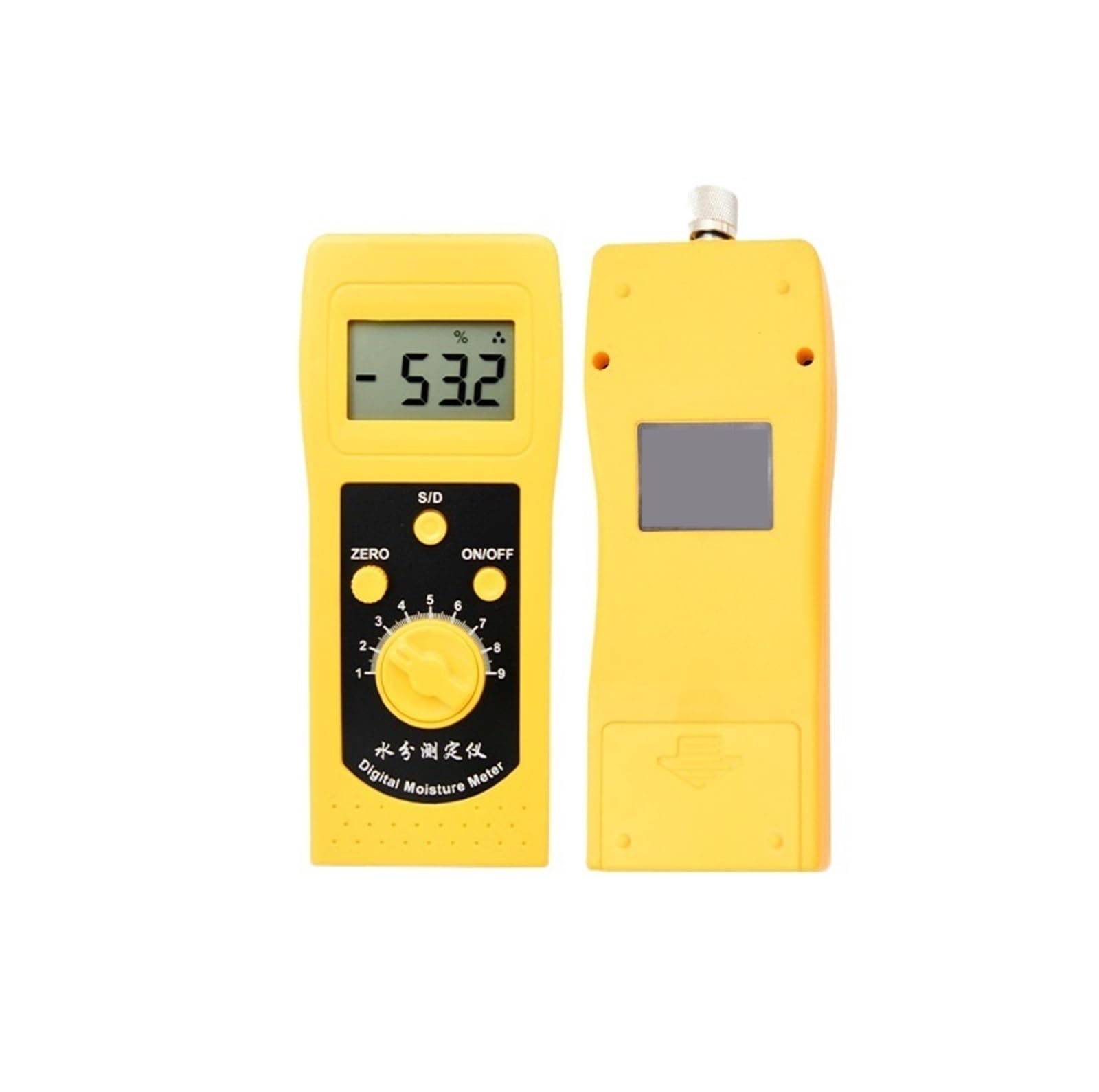 Medidor de humedad, Medidor de humedad de grava, detector de humedad de grava, comprobador de humedad de, rango de medición 0-99,9%, precisión 0,5%