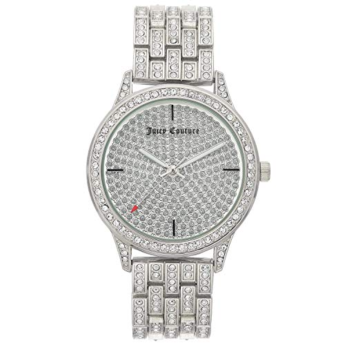 Damenuhr Silber Strass Steinen | Damenuhr | Quarz | silberfarben