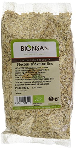  BIONSAN - BIO - Copeaux Fins d'Avoine 500 g - ...