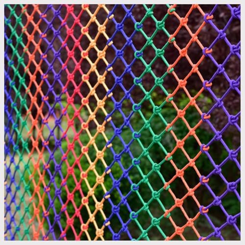 Filet d'escalade enfants en polyester multicolore pour cabane 2x4m