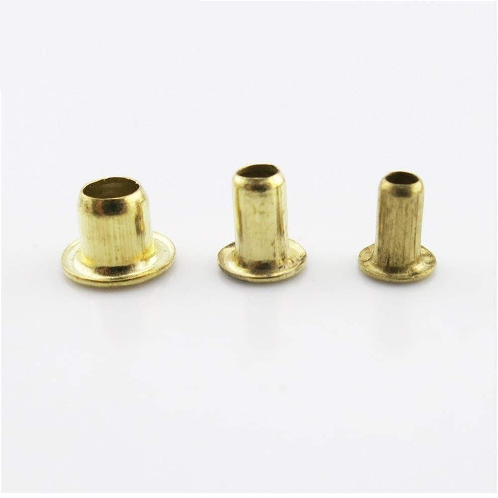 TMP1105 Flange Ball Bearings Chicken Copper Bearing 2.5x5 3x5 4x5 Miniature Flange Corns Bearings Metal Sleeve DIY Rivet Washer Model Buttons (Size : 3x5)