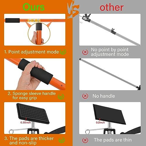 image for Silkyway 2Pack Adjustable Support Pole,Steel 3rd Hand Support System,S