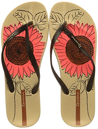 Ipanema Anat. Temas XII Fem Mujer, Beige Brown Pink, 37 EU Estrecho