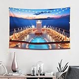 gflfmxzw arazzo da parete con bandiera verticale per feste in piscina, nave da crociera, arte estetica, divertente, poster da appendere alla parete, per camera da letto e soggiorno