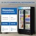 Ferueo Commercial Beverage Refrigerator, 30 Cu.ft. Fridge Display Glass Door Upright Display Door with Adjustable Shelves LED Light for Restaurant,Grocery Stores,Office