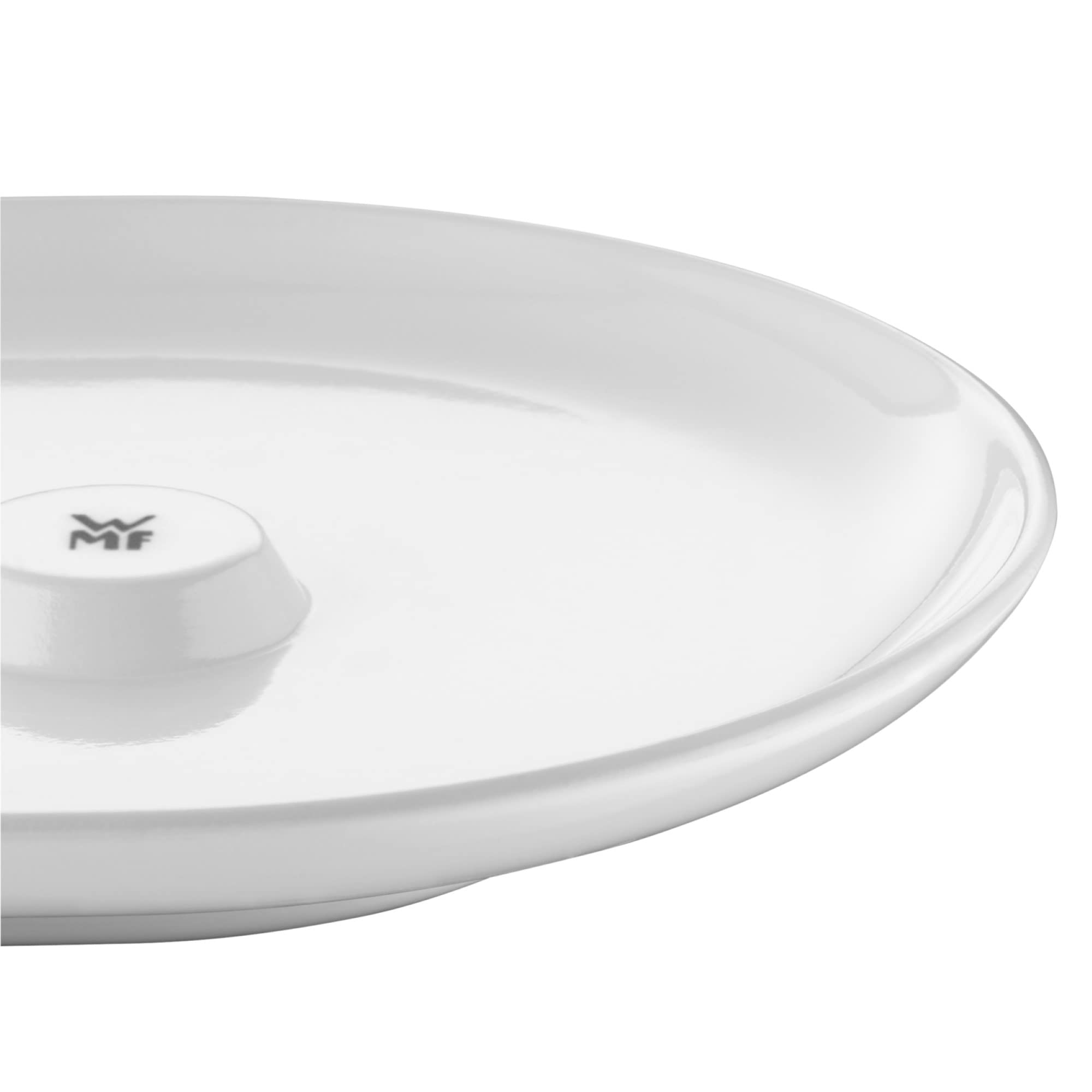 WMF Barista cukiernica 130 ml i dzbanek na śmietanę/mleko, porcelana, 170 ml, z pokrywkami, zestaw 3-częściowy z podstawką, dzbanek na mleko, nadaje się do mycia w zmywarce