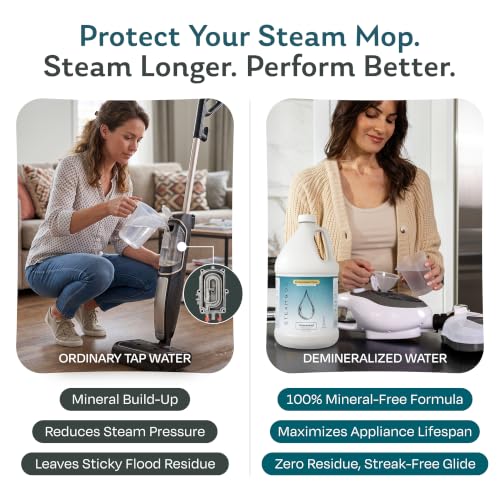 Image of Steam & Go Unscented Demineralized Water, 128 fl oz