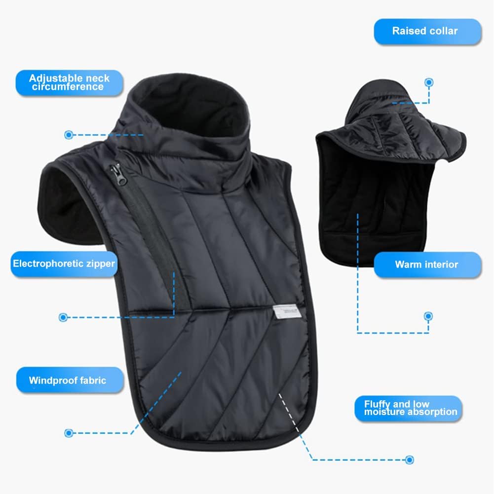 PHEZEN Motorcycle Neck Warmer, Winter Cycling Neck Cover Chest Windproof and Keep Warm for Men Women Outdoor
