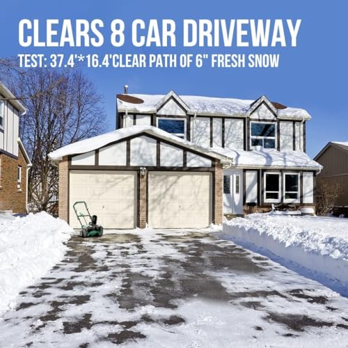 Litheli E1SB47100 2X20V Cordless Snow Blower, 20'' Single Stage Battery Powered Snow Blower thumb #3