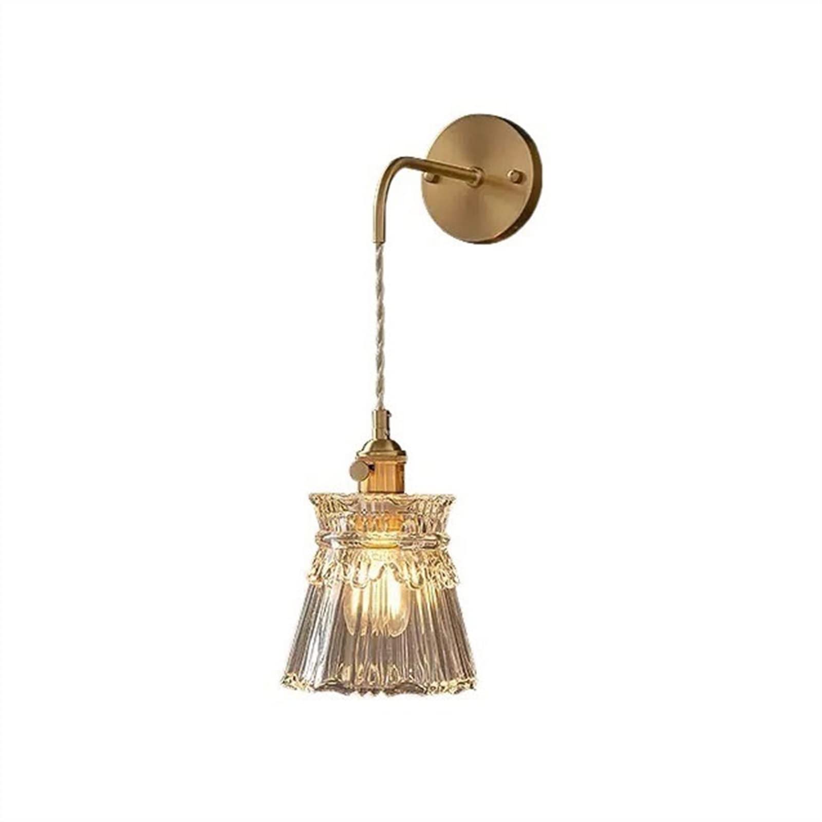 Applique Murale Luminaires décoratifs simples Éclairage de chevet moderne Éclairage mural Éclairage intérieur Câbles de suspension réglables chambre à coucher lampe murale