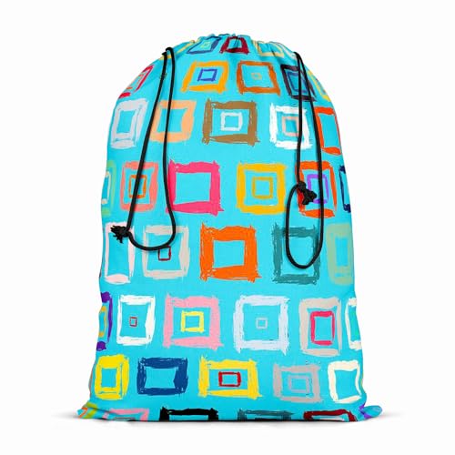 Image of ArtzFolio Geometric Pattern D1 | Reusable Sack Bag | Bag for Gym, Storage, Vegetable & Travel