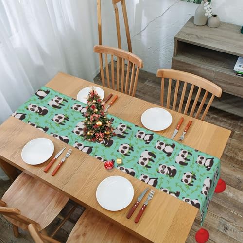 Chemin de table de Noël panda mignon : le cadeau idéal pour amoureux de déco - 8