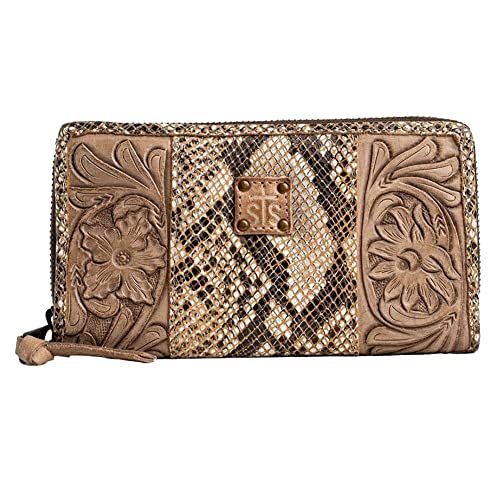 STS Ranchwear Stella Bifold Wallet STS68282,Brown,Small