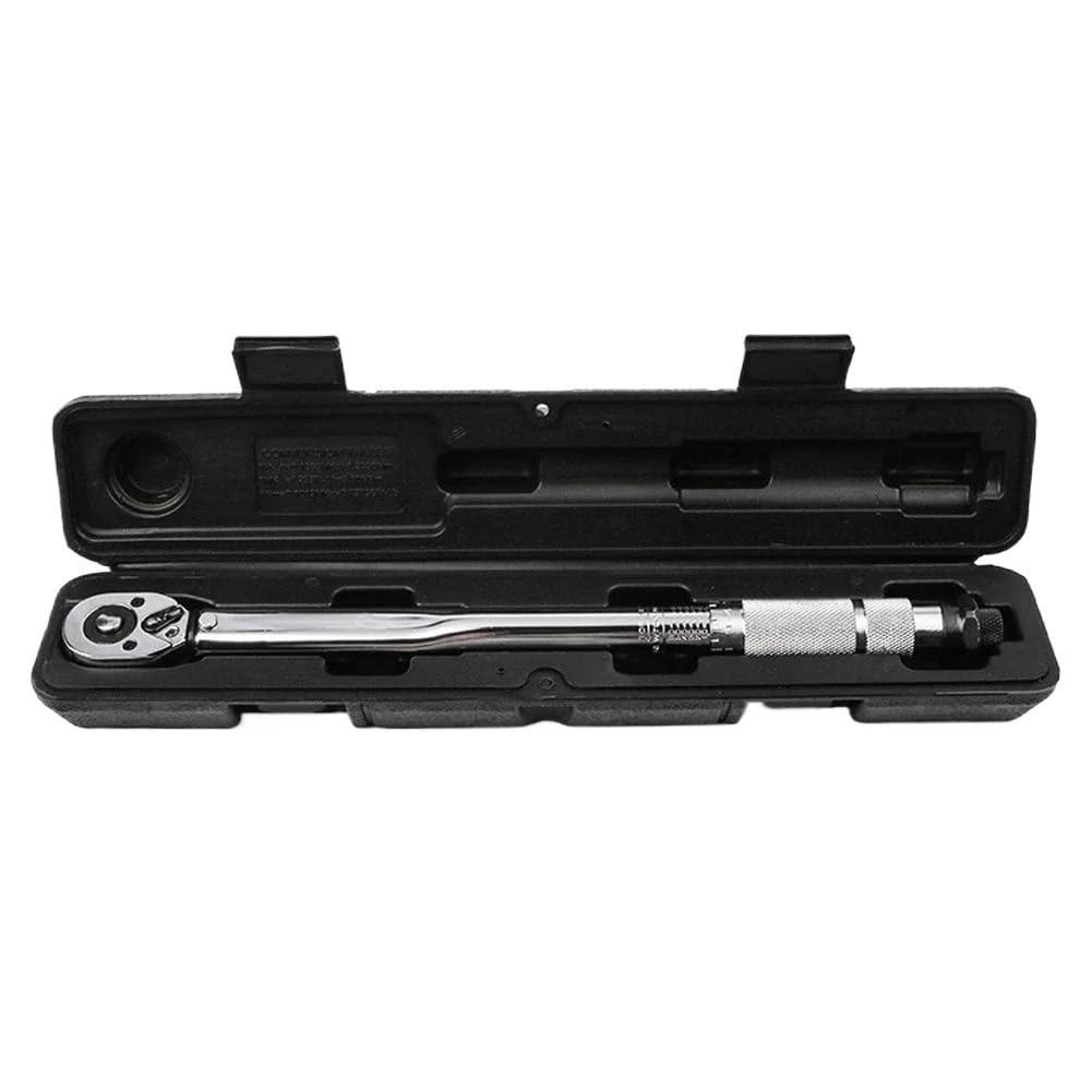 Guochenjie 3-8 5-60N.m Allen Key Set Ratchet Torque Wrench Square Drive 5-210N.m Reversible Ratchet Key 3/8" 1/2" Adjustable Torque Spanner Precise Preset Hand Tool Hand Tools(3-8 5-60N.m)