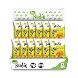 Nudie Snacks - Chimichurri Sweet Potato Crisps - 12 x 20g Bags - Vegan Crisps - Healthy Snacks for Adults and Kids | Protein Snacks, High Fibre | Low Calorie, 100% Natural