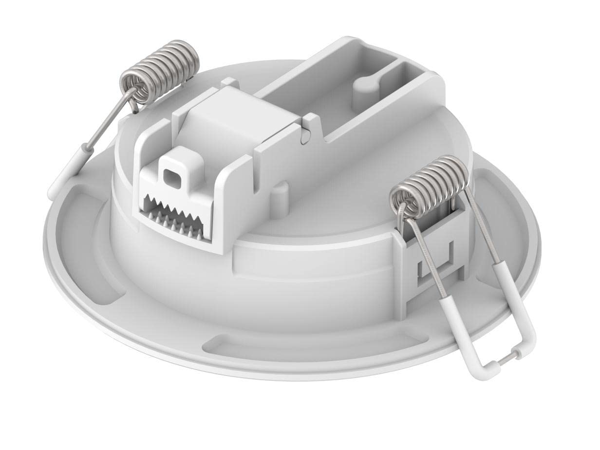LEDLUX 3 Pezzi Faretti Led da Incasso Quadrato, Dimmerabile Con Triac Dimmer, 220V 5W 550 Lumen, 90X90X37mm, Foro 70mm, Impermeabile Ie IP65, Quick Connettore (Bianco Neutro 4000K, Bianco)