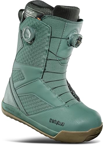 Thirtytwo Men's STW Double BOA Snowboard Boots - 2024/2025 Green/Gum | 9.5