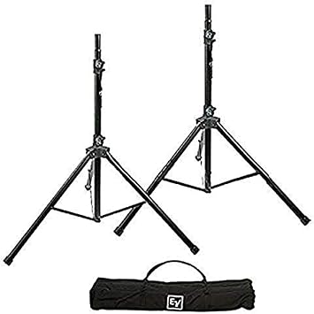 Electro Voice TSP 1 Aluminum Tripod Speaker Stand Pair with Carry Bag,black