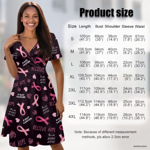 Image of Women's Summer Dresses Short Sleeve Formal Dresses with Pockets | Lightweight polyester fabric delivers cool airflow during hot summer outdoor activities