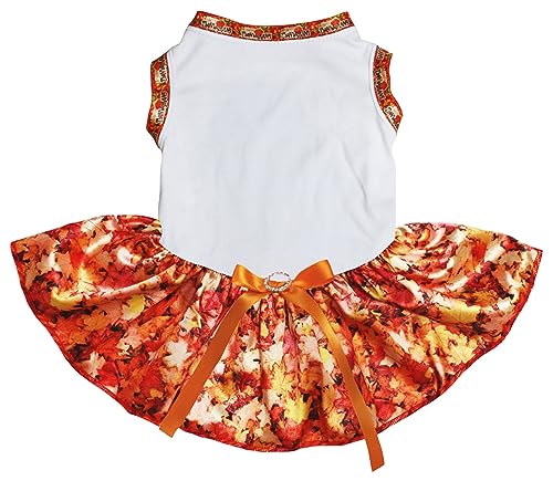 Robe chien Thanksgiving blanche érable, le cadeau parfait pour lui - 2