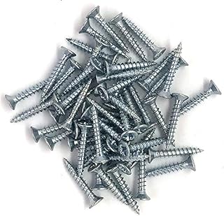 2.5mm x 10mm Small Steel Countersunk Wood Screws - Chipboard Screws Pack of 100