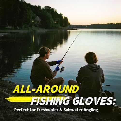 Rioomui Stubby Fingerless Fishing Gloves Men - Lightweight Breathable Anti-Slip Kayak Gloves Women for Kayaking, Sailing,Paddling,Rowing - image 8