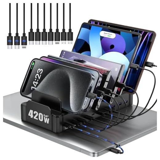 Zobirez 320W Multi-Device Charging Station