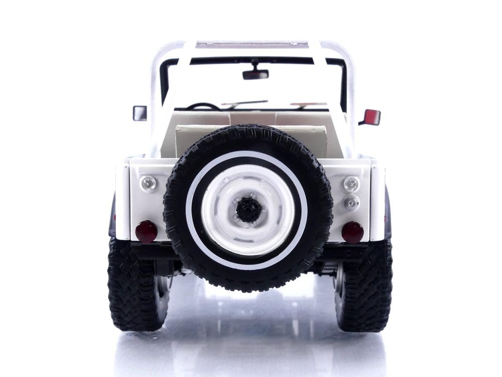 Greenlight Jeep CJ-5 1973 - Modellino Auto Da Collezione In Scala 1:18 Colore Bianco