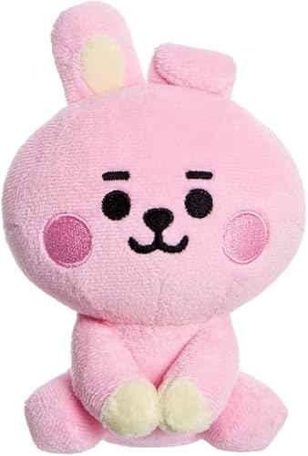 Aurora, 61479, BT21 Official Merchandise Baby Cooky Sitting, 13 cm, Brown, Pink Aurora, 61479, BT21 Official Merchandise Baby Cooky Sitting, 13 cm, Brown, Pink